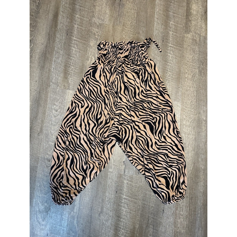 Purple Lotus Imports Harem Tiger Stripe Yoga Festival Pants One Size